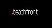 Beachfront real estate investment logo image