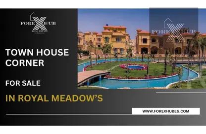 Townhouse - 4 Bedrooms - 3 Bathrooms for sale in Royal Meadows - Sheikh Zayed Compounds - Sheikh Zayed City - Giza