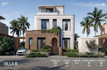 Twin House - 5 Bedrooms - 4 Bathrooms for sale in Eastown - 5th Settlement Compounds - The 5th Settlement - New Cairo City - Cairo