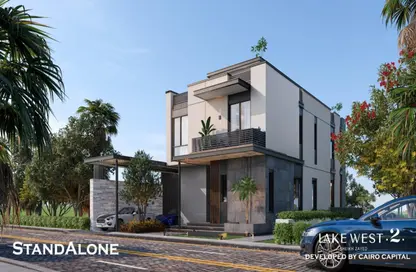 Townhouse - 4 Bedrooms - 4 Bathrooms for sale in Lake West - Sheikh Zayed Compounds - Sheikh Zayed City - Giza