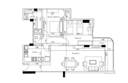 Apartment - 2 Bedrooms - 2 Bathrooms for sale in The Pearl New Mansoura - New Mansoura - Al Daqahlya