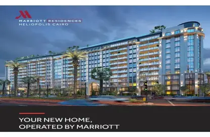 Hotel Apartment - 1 Bedroom - 1 Bathroom for sale in Marriott Residence Heliopolis - Almazah - Heliopolis - Masr El Gedida - Cairo