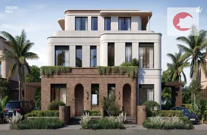 Duplex - 4 Bedrooms - 4 Bathrooms for sale in Crescent Walk - 5th Settlement Compounds - The 5th Settlement - New Cairo City - Cairo