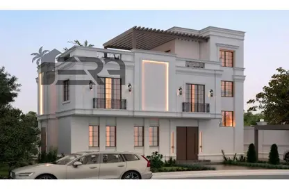 Villa - 4 Bedrooms - 3 Bathrooms for sale in Hood 7 Side St. - Green Belt - 6 October City - Giza