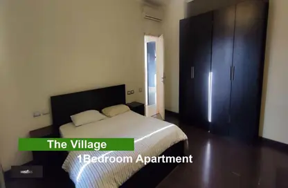 Apartment - 1 Bedroom - 1 Bathroom for rent in The Village - South Investors Area - New Cairo City - Cairo