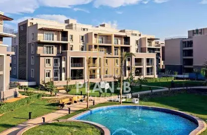 Apartment - 2 Bedrooms - 3 Bathrooms for rent in October Plaza - 6 October Compounds - 6 October City - Giza