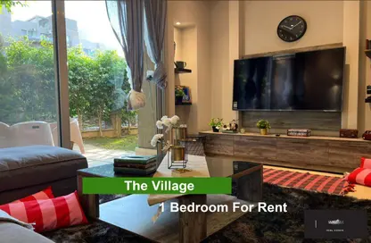 Apartment - 1 Bathroom for rent in The Village - South Investors Area - New Cairo City - Cairo