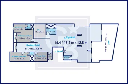 Apartment - 3 Bedrooms - 4 Bathrooms for sale in Moharam Bek - Hay Sharq - Alexandria