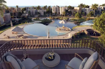 Chalet - 2 Bedrooms - 2 Bathrooms for sale in Makadi Orascom Resort - Makadi - Hurghada - Red Sea