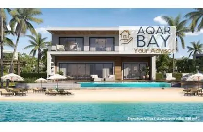 Twin House - 4 Bedrooms - 4 Bathrooms for sale in Celebration West Beach - Ras Al Hekma - North Coast