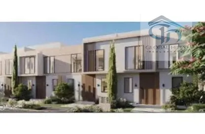 Twin House - 5 Bedrooms - 4 Bathrooms for sale in Modon West - Al Wahat Road - 6 October City - Giza