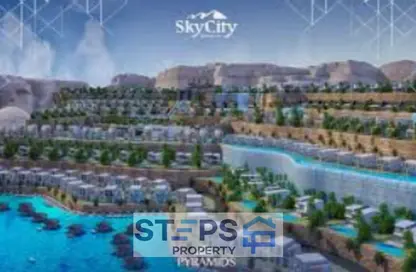 Apartment - 2 Bedrooms - 1 Bathroom for sale in Sky City - Al Ain Al Sokhna - Suez