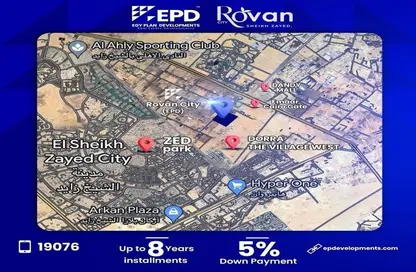 Apartment - 3 Bedrooms - 2 Bathrooms for sale in Rovan - Sheikh Zayed Compounds - Sheikh Zayed City - Giza