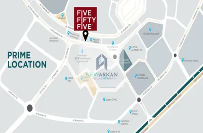Retail - Studio - 2 Bathrooms for sale in Five Fifty Five - Al Mostakbal St. - 2nd District - Sheikh Zayed City - Giza