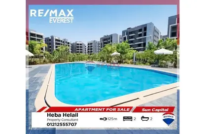 Apartment - 2 Bedrooms - 2 Bathrooms for sale in Sun Capital - Fayoum Desert road - 6 October City - Giza