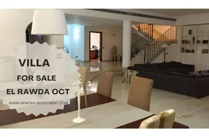 Villa - 7 Bedrooms for sale in Rawda - Al Wahat Road - 6 October City - Giza