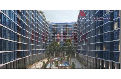 Apartment - 1 Bedroom - 1 Bathroom for sale in Marriott Residence Heliopolis - Almazah - Heliopolis - Masr El Gedida - Cairo