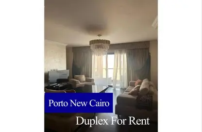 Duplex - 3 Bedrooms - 3 Bathrooms for rent in Porto New Cairo - 5th Settlement Compounds - The 5th Settlement - New Cairo City - Cairo