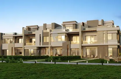 Twin House - 3 Bedrooms - 4 Bathrooms for sale in Palm Hills Golf Extension - Al Wahat Road - 6 October City - Giza