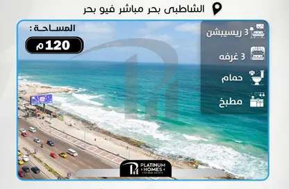 Apartment - 3 Bedrooms - 1 Bathroom for rent in Mohamed Shafik Ghorbal St. - El Shatby - Hay Wasat - Alexandria