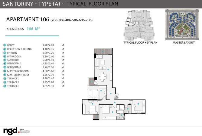 Apartment - 3 Bedrooms - 3 Bathrooms for sale in Santorini - New Alamein City - North Coast