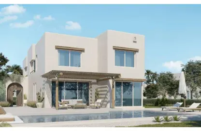 Chalet - 2 Bedrooms - 2 Bathrooms for sale in Hacienda Waters - Qesm Ad Dabaah - North Coast