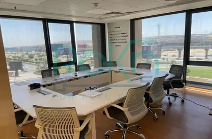 Office Space - Studio - 2 Bathrooms for rent in Arkan Plaza - 26th of July Corridor - Sheikh Zayed City - Giza