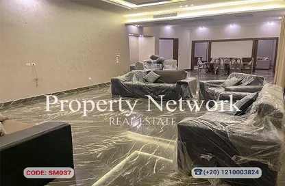 Apartment - 5 Bedrooms - 6 Bathrooms for rent in El Diplomaseen - The 5th Settlement - New Cairo City - Cairo