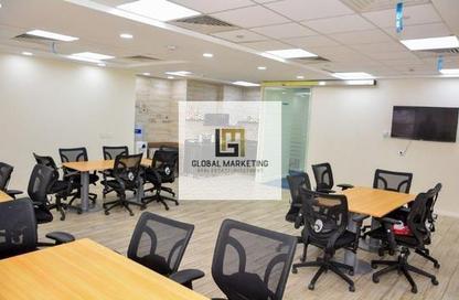 Office Space - Studio - 1 Bathroom for rent in Bank Center Street - South Teseen St. - The 5th Settlement - New Cairo City - Cairo