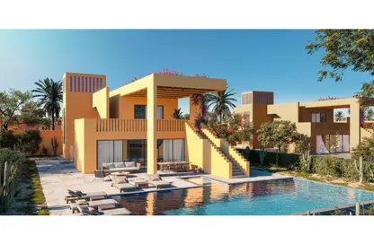 Chalet - 2 Bedrooms - 2 Bathrooms for sale in Kamaran - Al Gouna - Hurghada - Red Sea