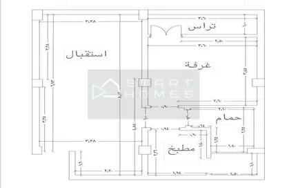 شقة - 2 غرف نوم - 1 حمام للبيع في الحي الحادي عشر - الشيخ زايد - الجيزة