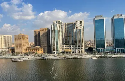 Office Space - Studio - 4 Bathrooms for rent in Nile Corniche St. - Garden City - Cairo