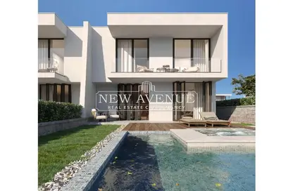 Twin House - 4 Bedrooms - 4 Bathrooms for sale in Direction White - Ras Al Hekma - North Coast