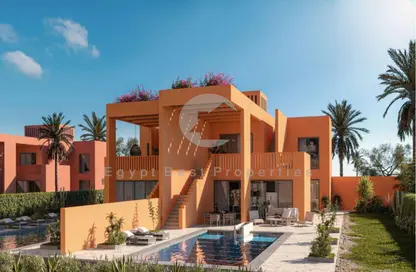 Twin House - 2 Bedrooms - 3 Bathrooms for sale in North Bay - Al Gouna - Hurghada - Red Sea