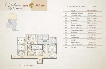 Penthouse - 3 Bedrooms - 3 Bathrooms for sale in Village West - Sheikh Zayed Compounds - Sheikh Zayed City - Giza