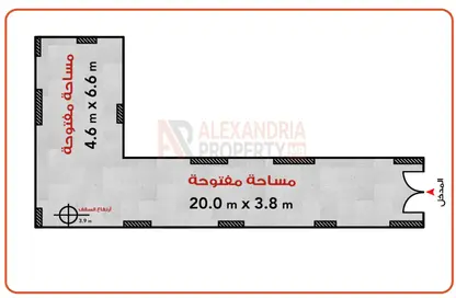 محل تجاري - استوديو للايجار في شارع ابو قير - الإبراهيمية - حي وسط - الاسكندرية