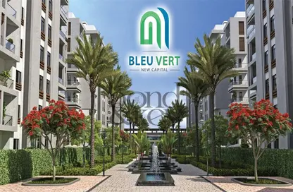 Apartment - 2 Bedrooms - 2 Bathrooms for sale in Bleu Vert - New Capital Compounds - New Capital City - Cairo