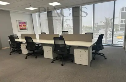 Office Space - Studio - 1 Bathroom for rent in Cairo Festival City - North Investors Area - New Cairo City - Cairo