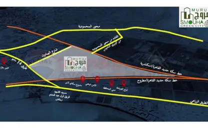 شقة - 2 غرف نوم - 2 حمامات للبيع في في مروج - سموحة - حي شرق - الاسكندرية