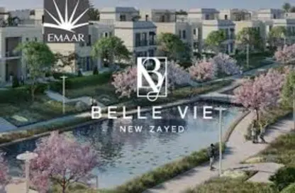 Townhouse - 3 Bedrooms - 4 Bathrooms for sale in Belle Vie - New Zayed City - Sheikh Zayed City - Giza