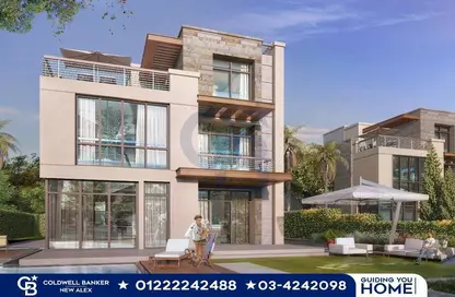 Twin House - 4 Bedrooms - 4 Bathrooms for sale in Marina 8 - Marina - Al Alamein - North Coast