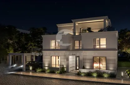 Twin House - 4 Bedrooms - 4 Bathrooms for sale in Vye Sodic - New Zayed City - Sheikh Zayed City - Giza