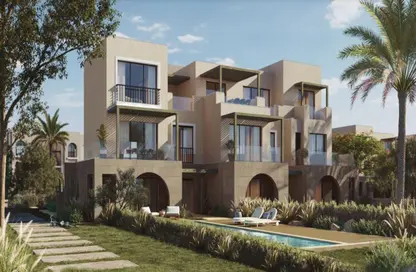 Twin House - 4 Bedrooms - 4 Bathrooms for sale in Mangroovy Residence - Al Gouna - Hurghada - Red Sea