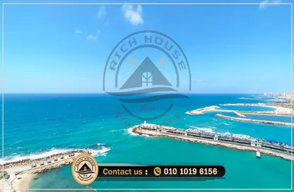 Apartment - 2 Bedrooms - 1 Bathroom for rent in Al Horreya Road - Saba Basha - Hay Sharq - Alexandria