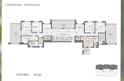 Penthouse - 4 Bedrooms - 4 Bathrooms for sale in City Gate - 5th Settlement Compounds - The 5th Settlement - New Cairo City - Cairo