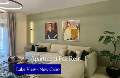 Apartment - 3 Bedrooms - 2 Bathrooms for rent in Lake View - 5th Settlement Compounds - The 5th Settlement - New Cairo City - Cairo