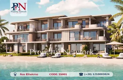 Chalet - 2 Bedrooms - 2 Bathrooms for sale in Koun - Ras Al Hekma - North Coast