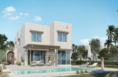 Twin House - 3 Bedrooms - 3 Bathrooms for sale in Hacienda West - Ras Al Hekma - North Coast