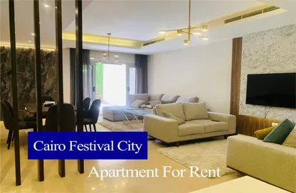 Apartment - 3 Bedrooms - 3 Bathrooms for rent in Cairo Festival City - North Investors Area - New Cairo City - Cairo