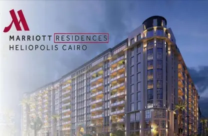 Hotel Apartment - 3 Bedrooms - 2 Bathrooms for sale in Aljazi Marriott Residences - Mohamed Naguib Axis - North Investors Area - New Cairo City - Cairo